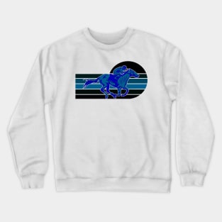 Horse Racing Crewneck Sweatshirt